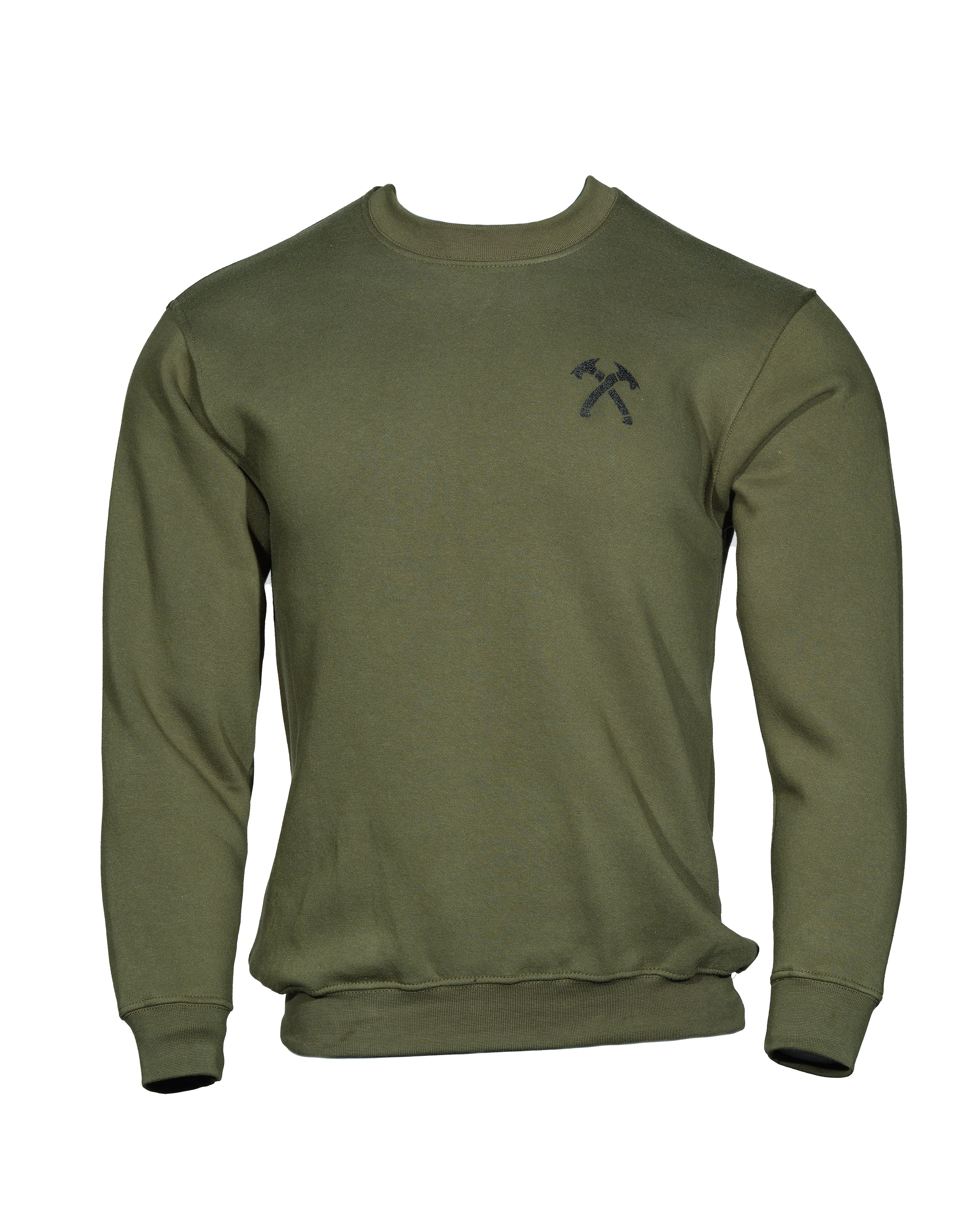 Crossed Hawks Crew Neck Sweater - Image 5