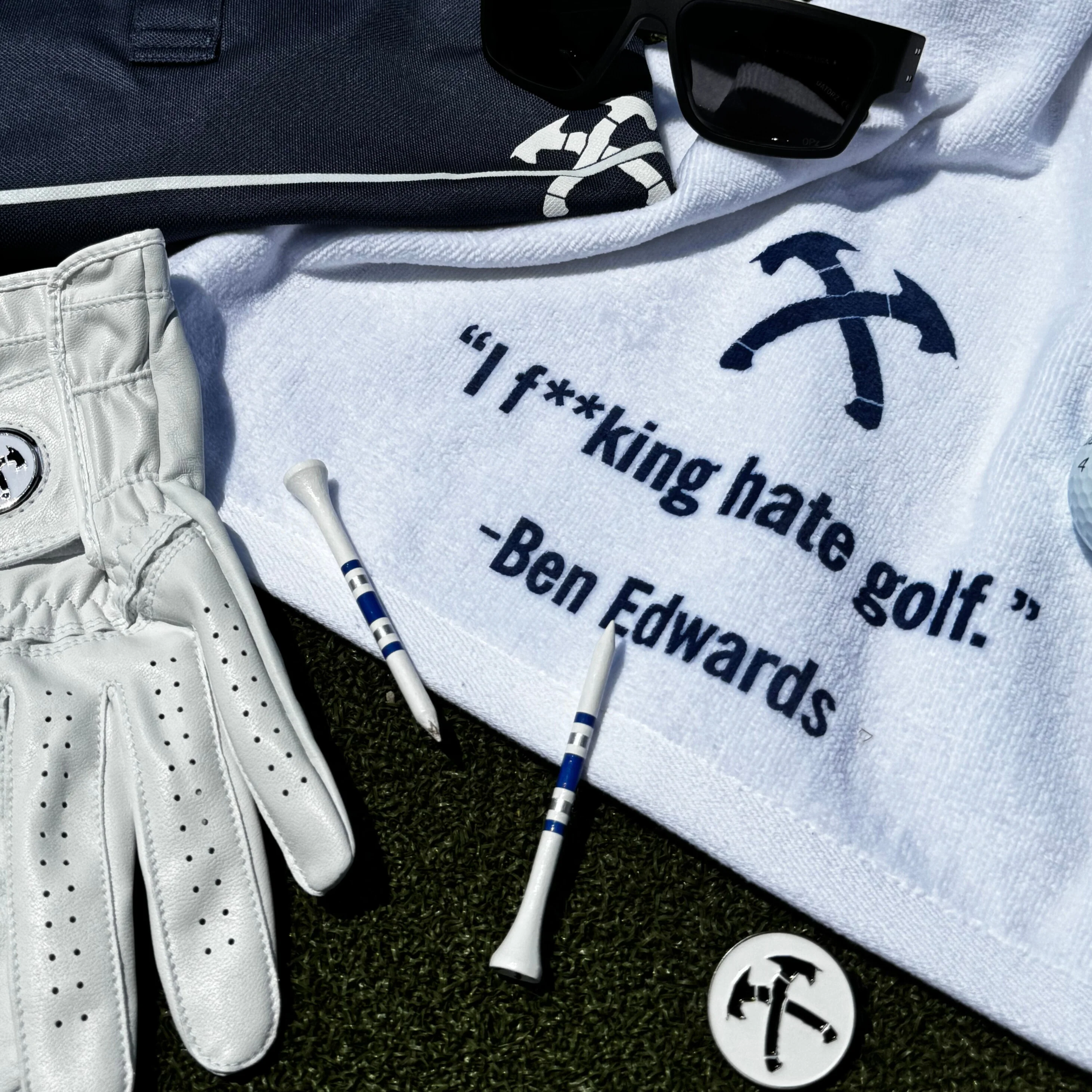 Ben Edwards Quote Golf Towel - Image 2