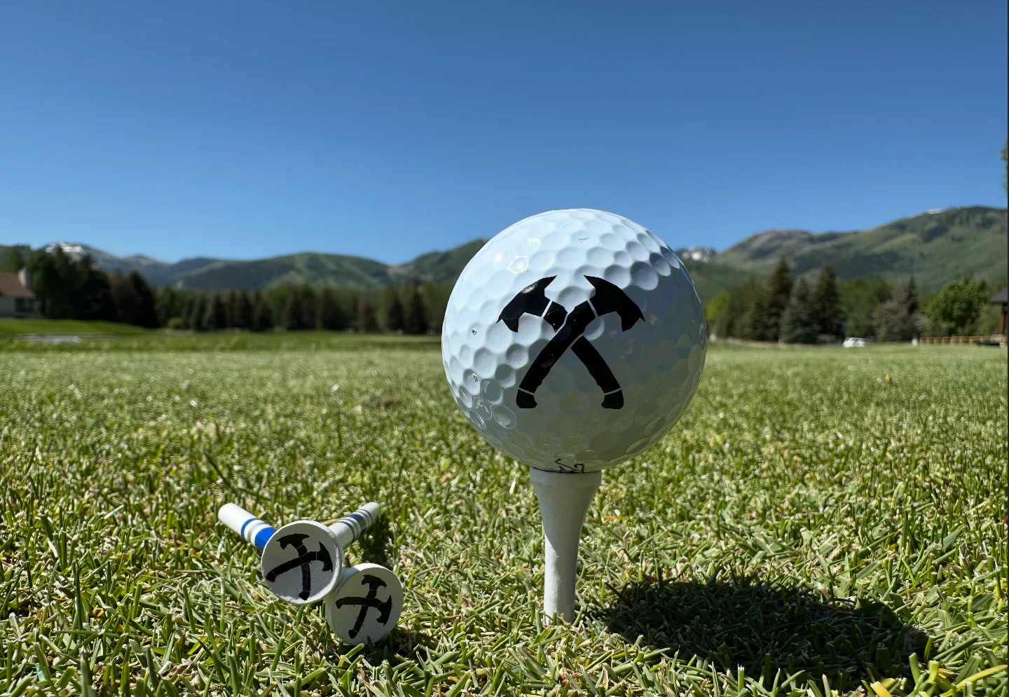 Crossed Hawks Golf Tees - Image 3