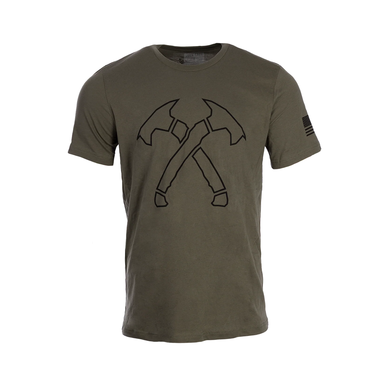 Crossed Hawks Outline Tee - Image 3