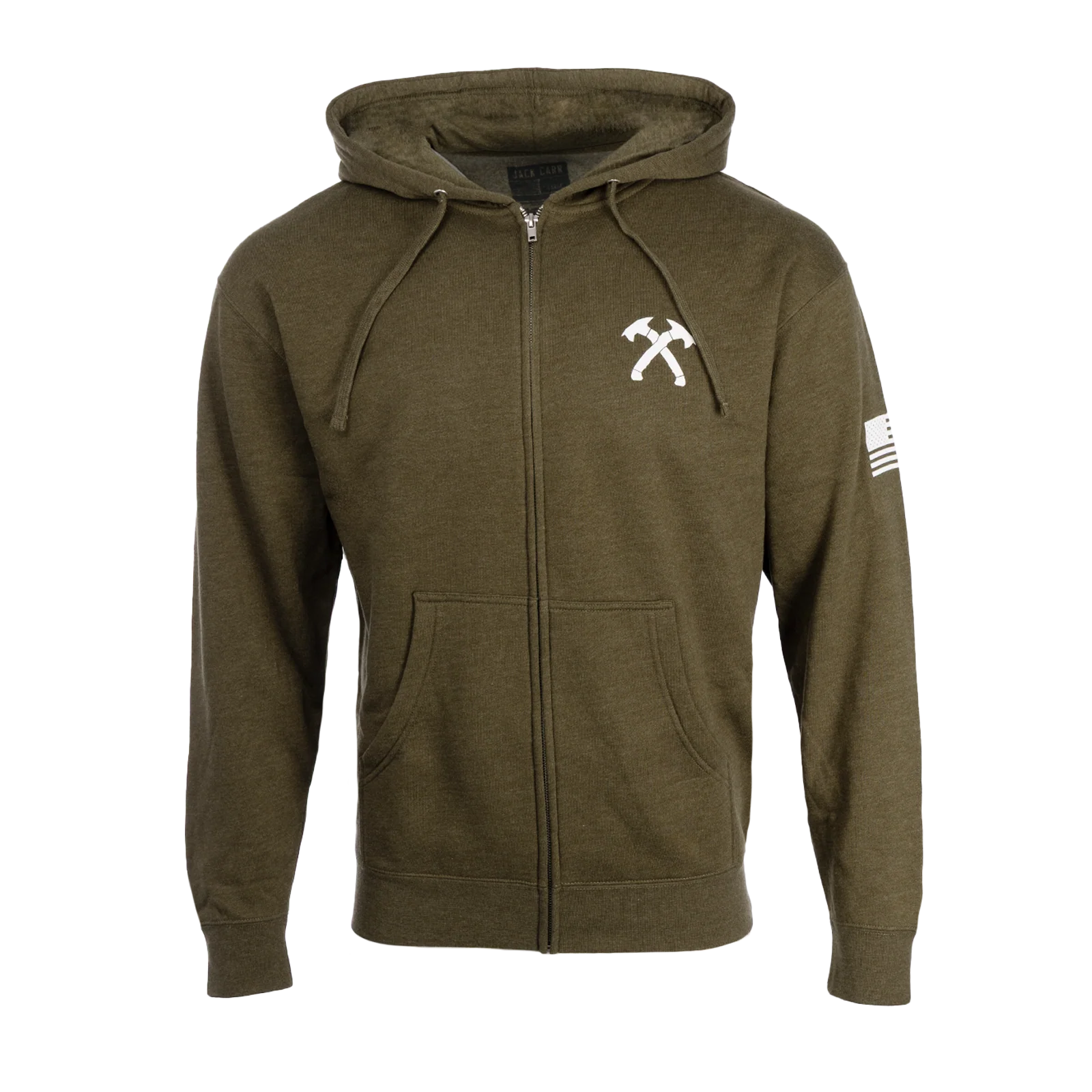 Crossed Hawks Zip Hoodie - Image 3