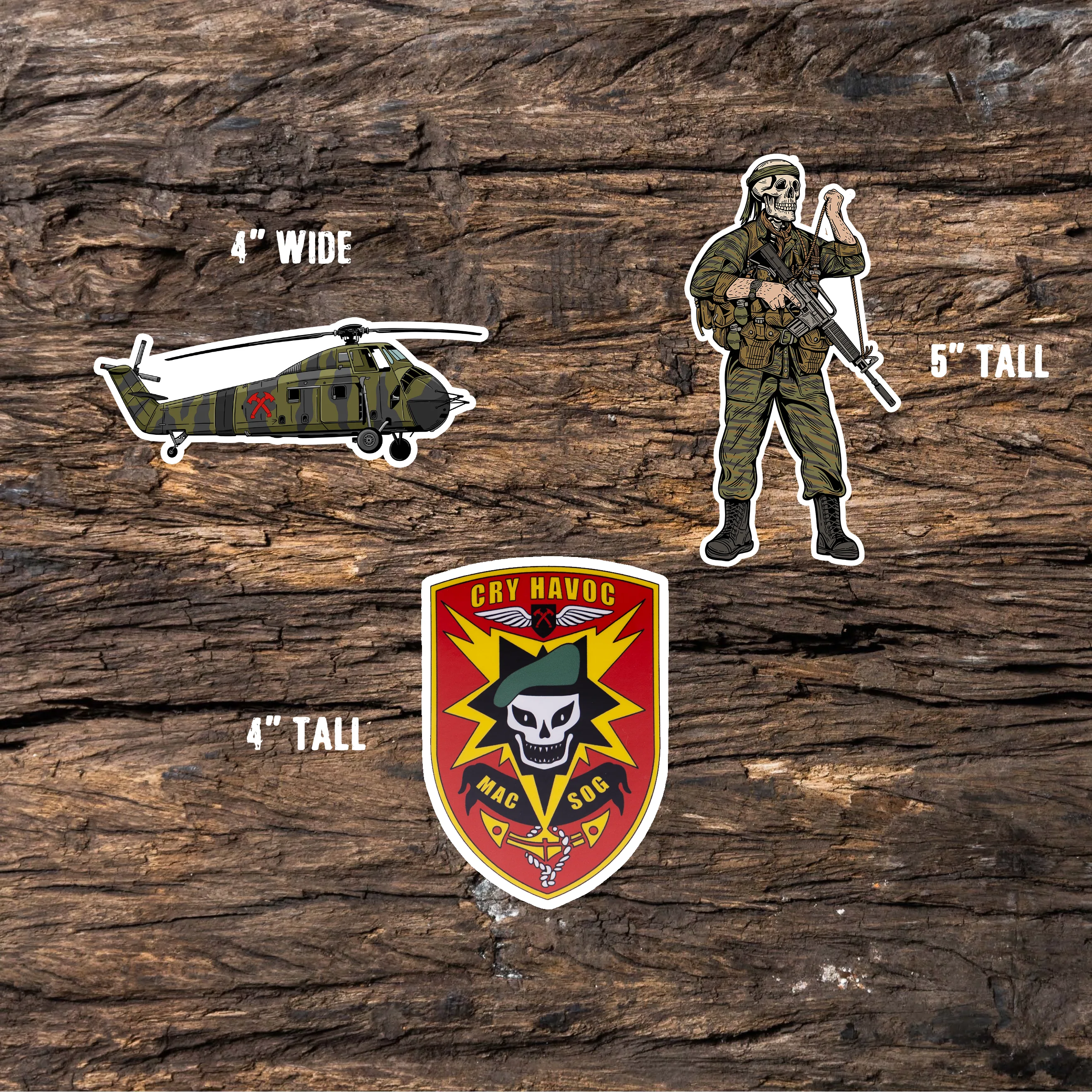 Cry Havoc Sticker Pack – MACV-SOG Edition - Image 2