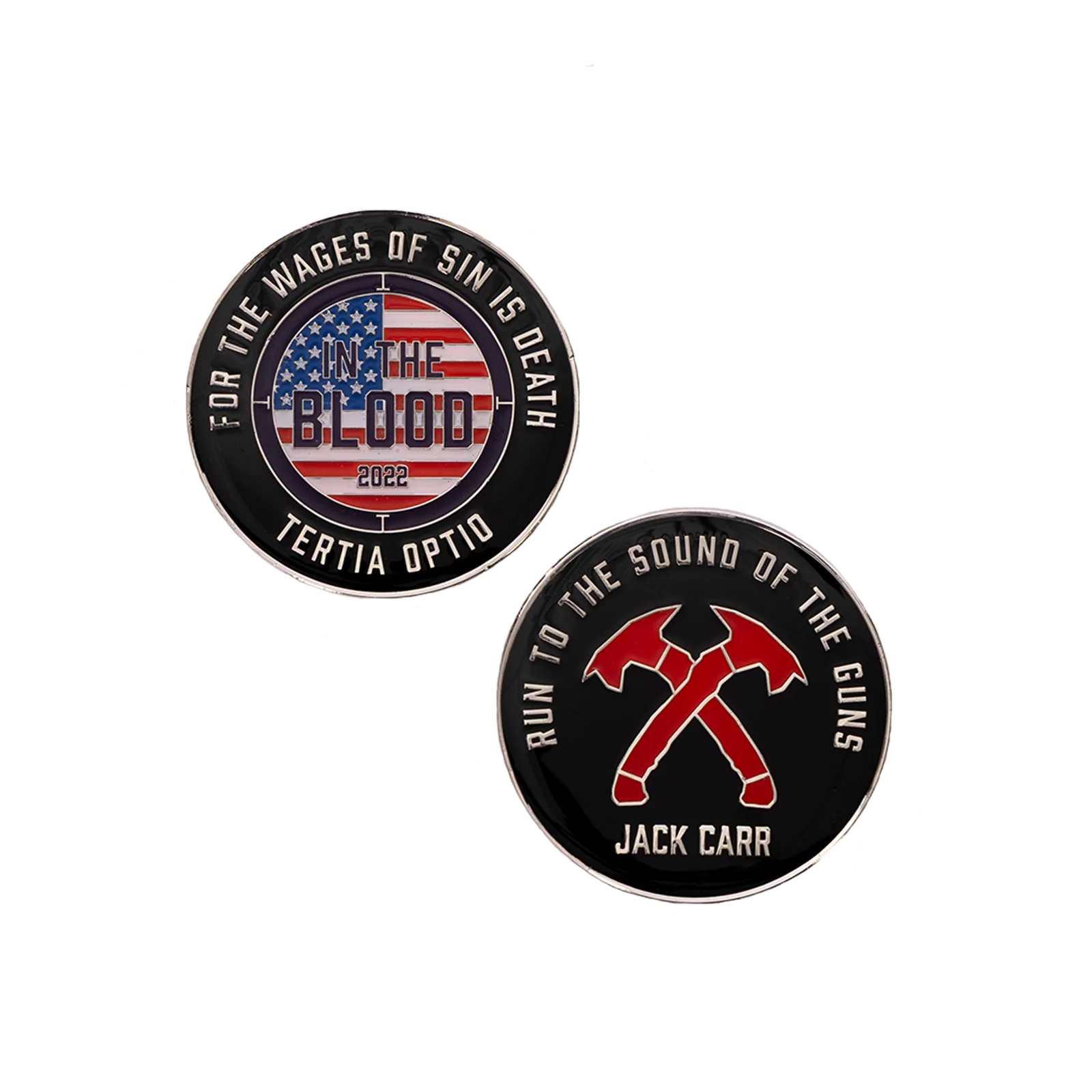 In The Blood Challenge Coin
