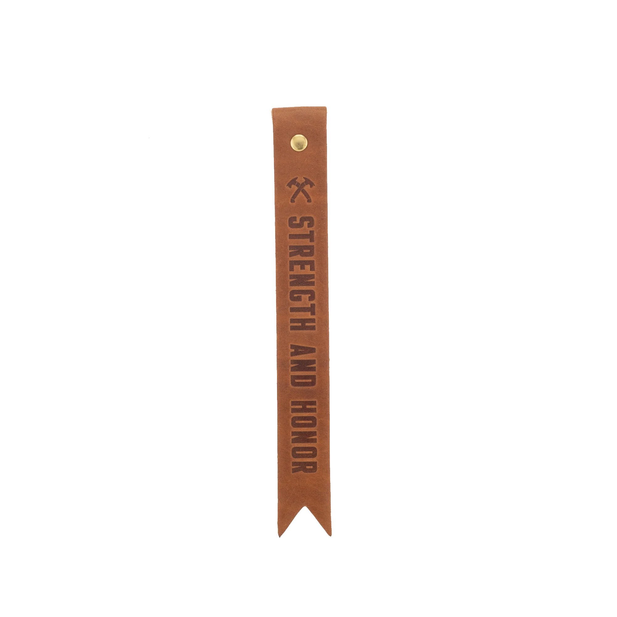 Strength & Honor Leather Bookmark - Image 3