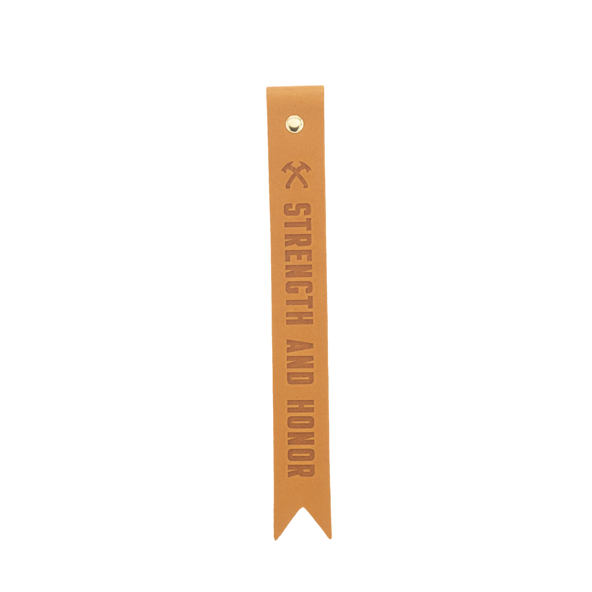 Strength & Honor Leather Bookmark - Image 5