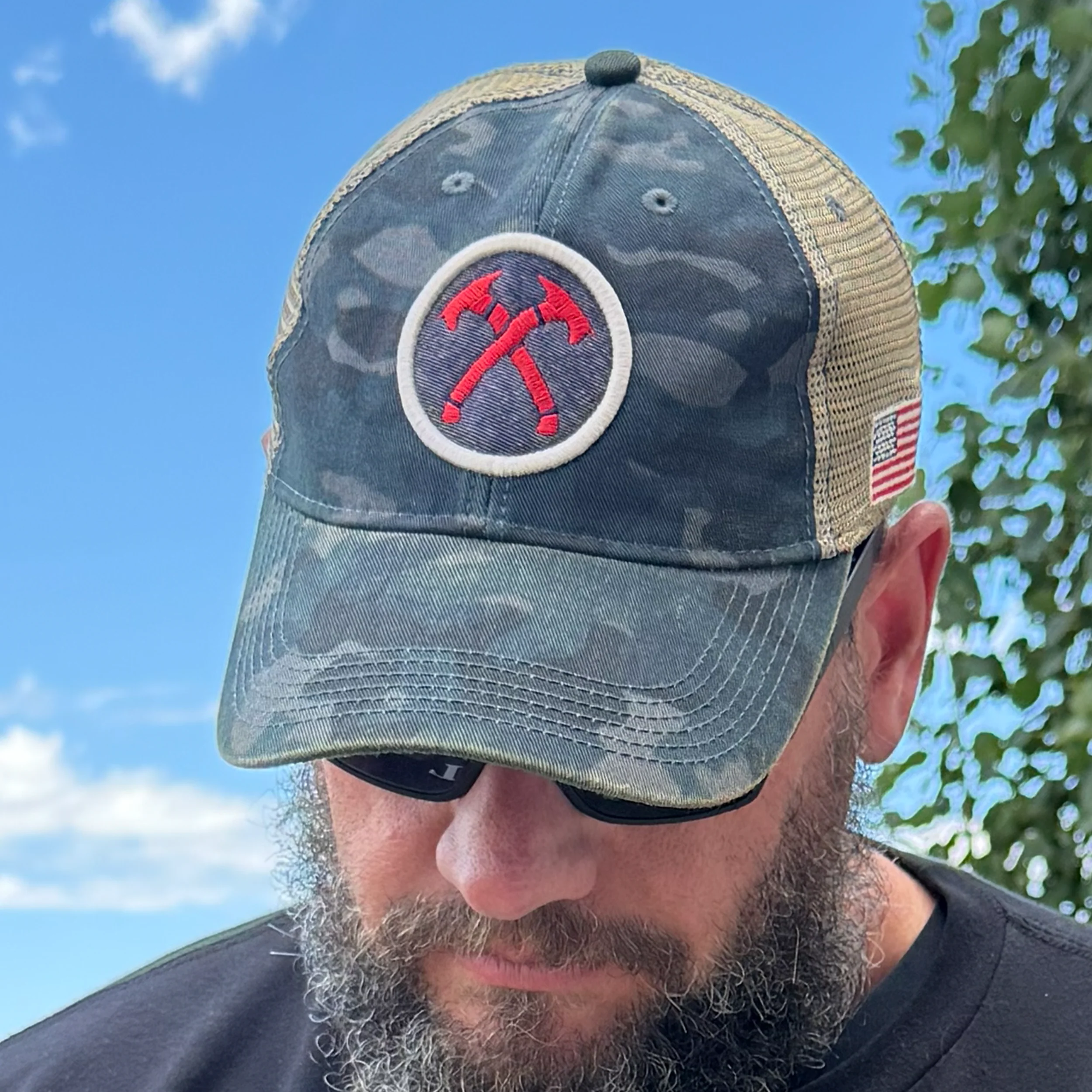 Legacy Red White & Blue Camo Hat - Image 2