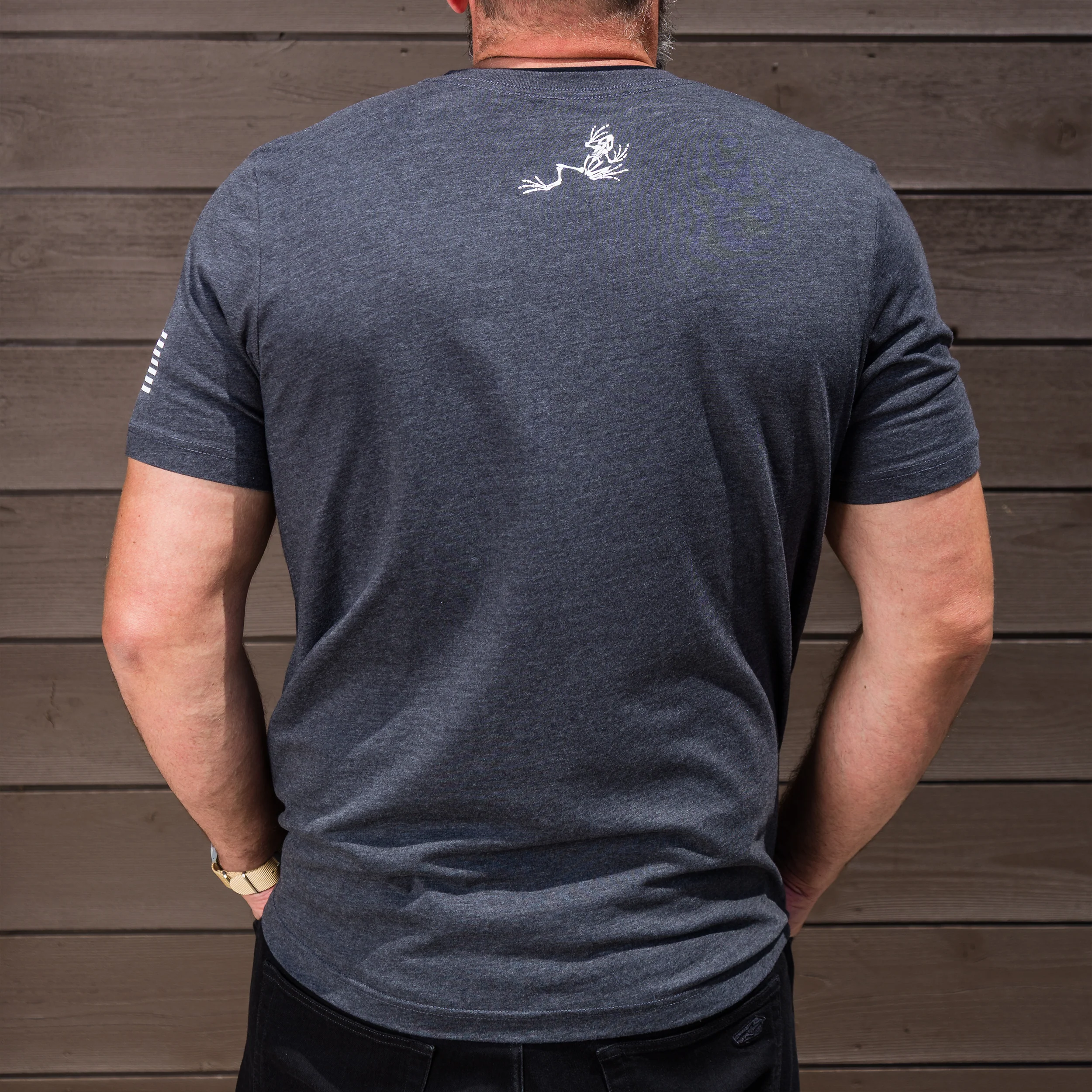 Original Distressed Crossed Hawks Tee - Image 3