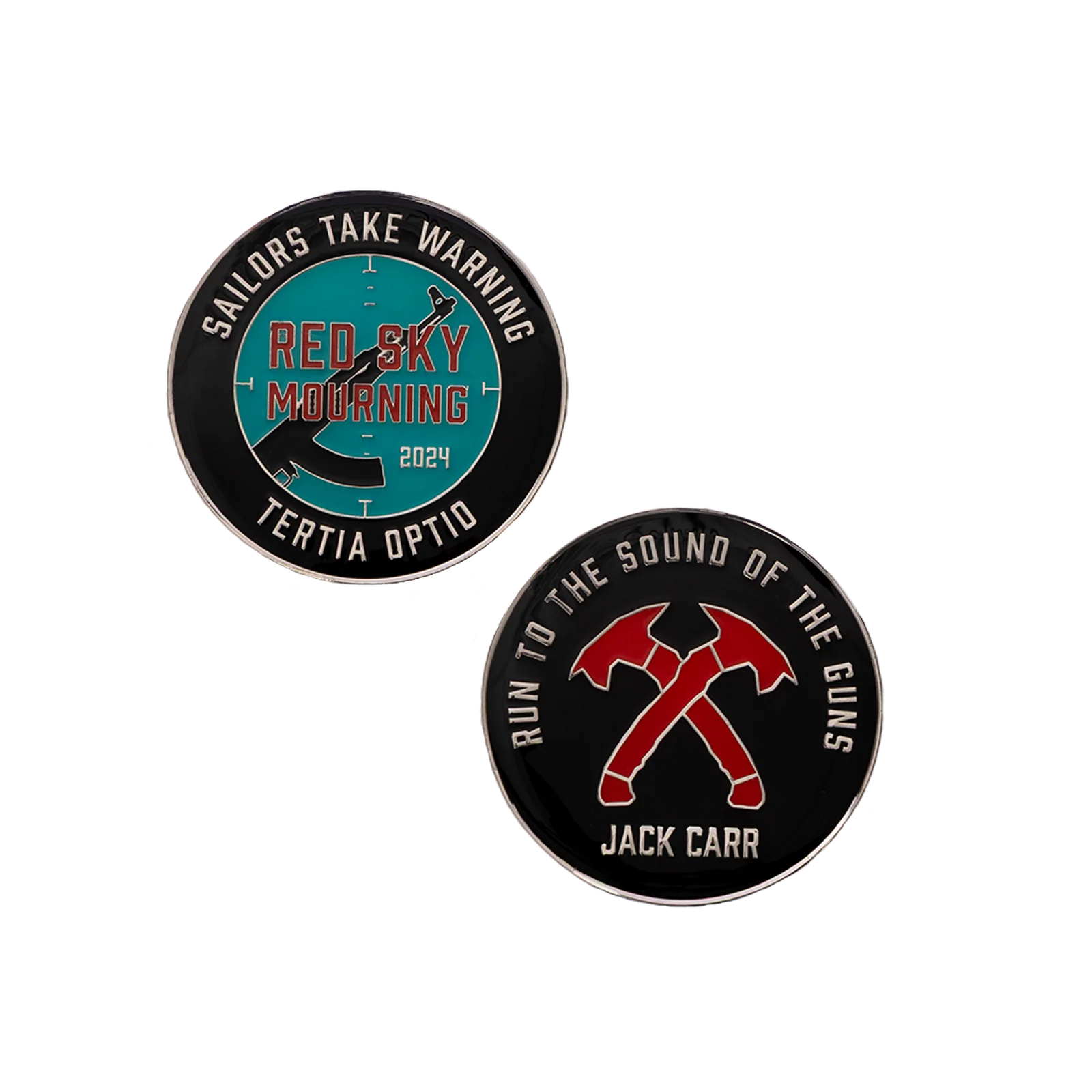 Red Sky Mourning Challenge Coin