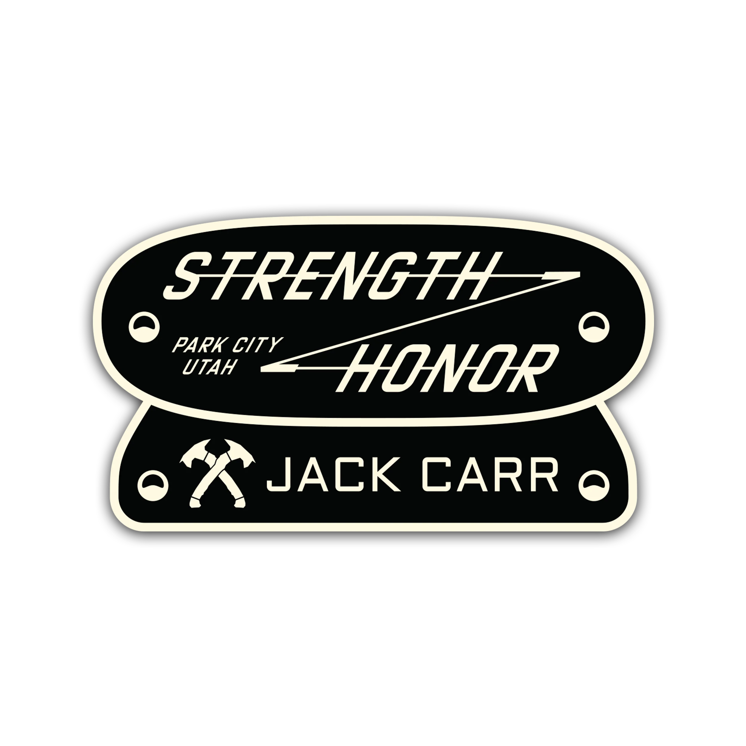 Overland Badge Sticker