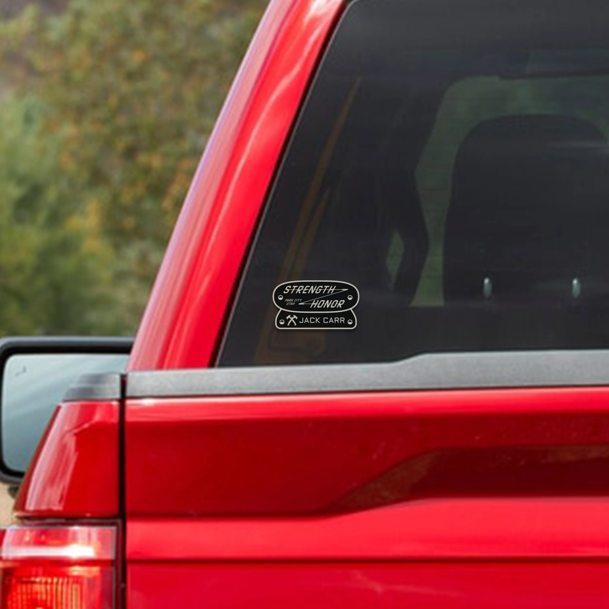 Overland Badge Sticker - Image 2