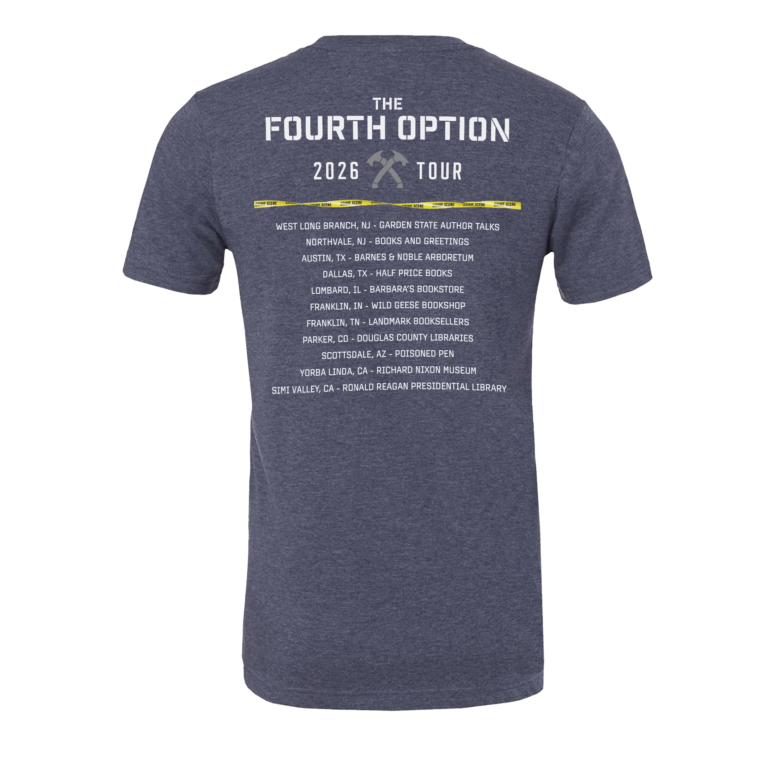 THE FOURTH OPTION 2026 Book Tour Tee - Image 2