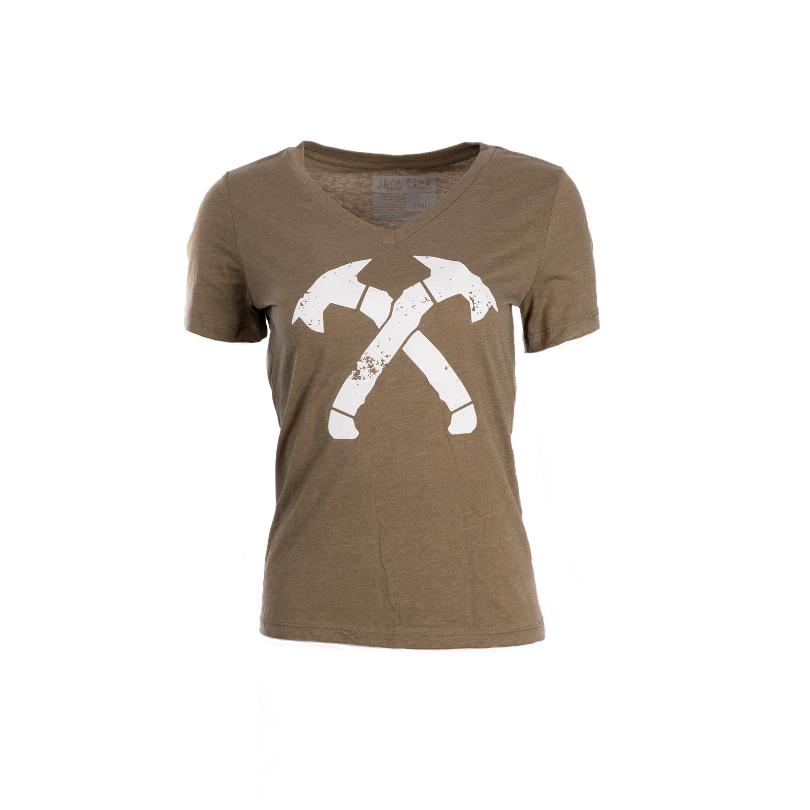 Women's V-neck Olive Tee